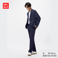 优衣库 易打理快干弹力 男士长裤