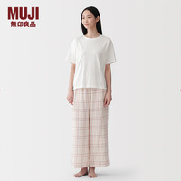 MUJI/無印良品 双层纱织棉质 女士家居服套装