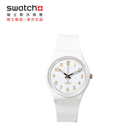 swatch 白衣主教2.0 夜光 石英表SO28W106-S14