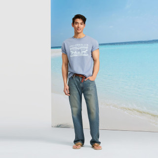 Levi's 【冰酷555】冰酷凉感防晒直筒牛仔裤 555宽松美式长裤