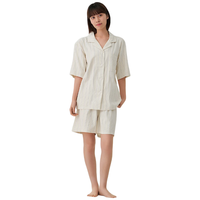 無印良品 MUJI 凉感双层纱织 女士睡衣套装