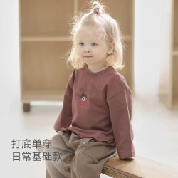 巴厘小猪 木耳边 女童上衣