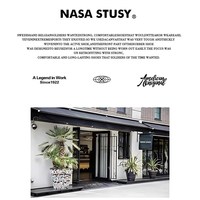  NASA STUSY 美式复古 男士皮衣外套 美拉德泽西风vintage国潮日系ins法式vibe废土风学院风港风oversize XL