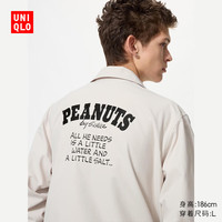 UNIQLO/优衣库 休闲教练茄克 30 浅米色 4XL