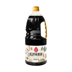 莲花 味极鲜酱油1.8L黄豆酿造头道生抽0添加防腐剂凉拌火锅蒸炒菜