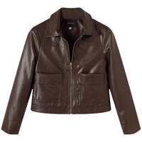  TONLION/唐狮 女士皮外套