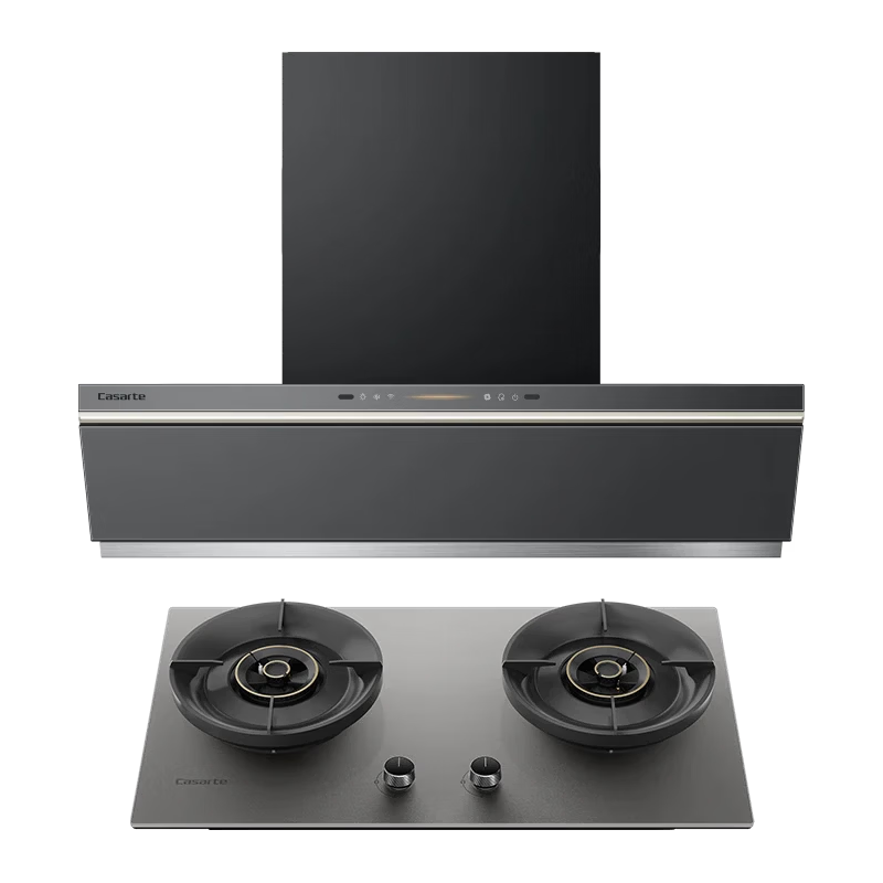 卡萨帝 JZT-CDZ5SU9 30m³/min大吸力 灰色 烟灶套装