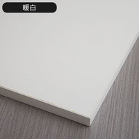 维诺亚 定制环保免漆生态板全屋装修衣柜分层木板片隔板实木防水桌面板材 暖白色-1.7厘米厚