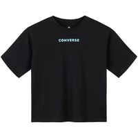  CONVERSE/匡威 透气舒适 儿童T恤 正黑色 130 /64 【身高116-122cm】