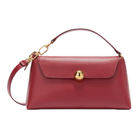 FURLA/芙拉 羊皮 女士手提包 樱桃红色