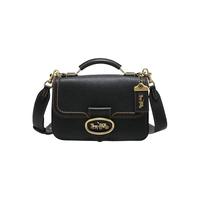 COACH 蔻驰 Riley系列 女士皮革斜挎手提包 3625 B4/BK 黑色 小号
