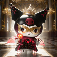 TOPTOY 三丽鸥 酷洛米古堡暗夜积木玩具摆件