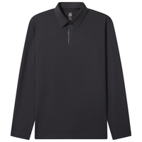  Cabbeen/卡宾 现代压胶工艺 男士Polo领长袖T恤