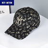 NY-NYM 字母弯檐遮阳鸭舌帽硬顶休闲印花