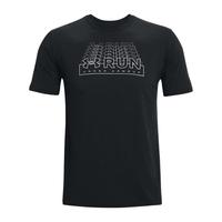 UNDER ARMOUR 安德玛 Graphic 1 男子运动T恤 1362994-001 黑色 L