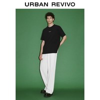  URBAN REVIVO 棉质 男士T恤