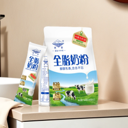河套 全脂纯牛奶粉 510g 袋装