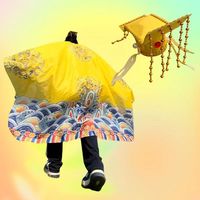 吉赛伦 搞怪创意 龙袍套装+龙袍披风+帽子