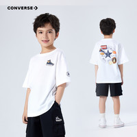 匡威 凉感 儿童T恤 纯白色