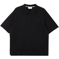 JACK&JONES/杰克琼斯 精致刺绣 男士Polo衫 L (180) E40黑色