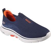 SKECHERS/斯凯奇 一脚蹬 男士健步鞋 青少年,青年,中年 黑色/橘色 42