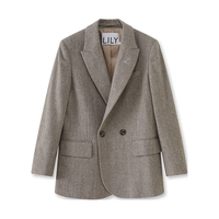  LILY/丽丽 绵羊毛混纺 女士西服外套