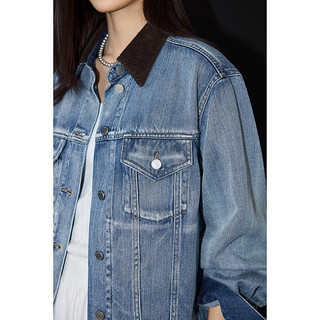  LILY/丽丽 复古巴恩风拼接 女士夹克