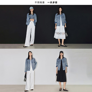  LILY/丽丽 复古巴恩风拼接 女士夹克