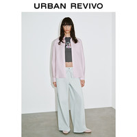 URBAN REVIVO 撞色条纹 女士衬衫