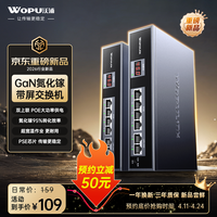  WOPU/沃浦 DJH420MD 氮化镓 POE交换机