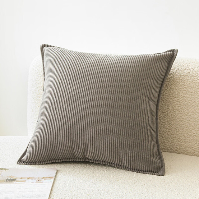 拼接抱枕套客厅海燕灰45*45cm