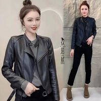  La Babité/拉·贝缇 修身显瘦 女士皮夹克