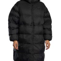 EA7 男式 Mountain Polar 派克大衣夹克,黑色, 黑色