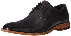 STACY ADAMS 男式 Dickinson Dickinson Cap Toe 牛津鞋 轻量级 透气