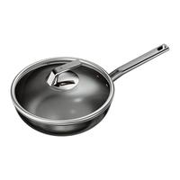  CARL MERTENS/三头鹰 无涂层 纯钛炒锅
