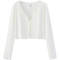  Semir/森马 凉感 女士防晒衣 【柔焦氛围感】奶白10536 XL