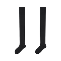  B＆C．Room/棉竹屋 防滑不掉 女士长筒袜 2黑色