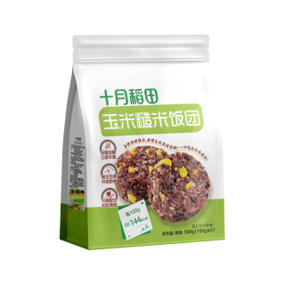 十月稻田 低脂代餐 玉米糙米饭团 糙米饭团 5个
