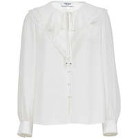 VERO MODA 荷叶边蕾丝系带 女士衬衫