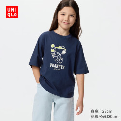 优衣库 宽松款 女童T恤