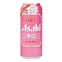 今日必买：朝日啤酒 超爽 春季限定樱花罐 黄啤酒 500ml 单瓶