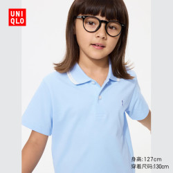 优衣库 快干 儿童POLO衫