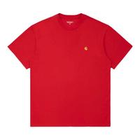  carhartt WIP 金色LOGO刺绣 男士短袖T恤  ORX/橘红 BKX/黑色 YEX/黄色 GRL/浅绿色 ORL/橘色 RDX/红色 GY2/花灰色 WHX/白色 BLX/蓝色 GRV/墨绿色 S M L XL XS