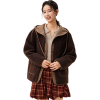  SNOWFLYING/雪中飞 羊羔毛拼接 女士外套