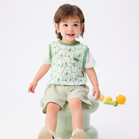 巴拉巴拉 热销！男童短袖短裤两件套 商场同款