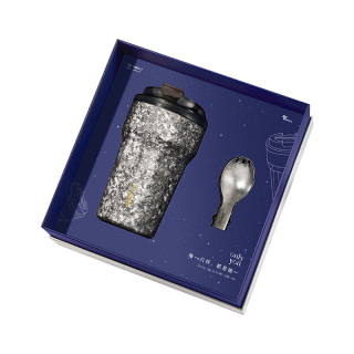 SIMELO 纯钛保温杯 猫与春-沉醉 400ml