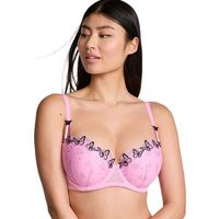 百亿补贴：维密 维密 PINK 轻薄网纱蝴蝶刺绣装饰性感文胸