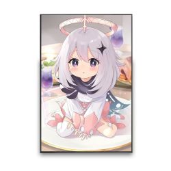 原神胡桃甘雨装饰画