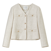  SENTUBILA/尚都比拉 V领设计感 女士外套