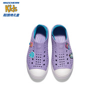斯凯奇 儿童洞洞鞋 一脚蹬包头凉鞋